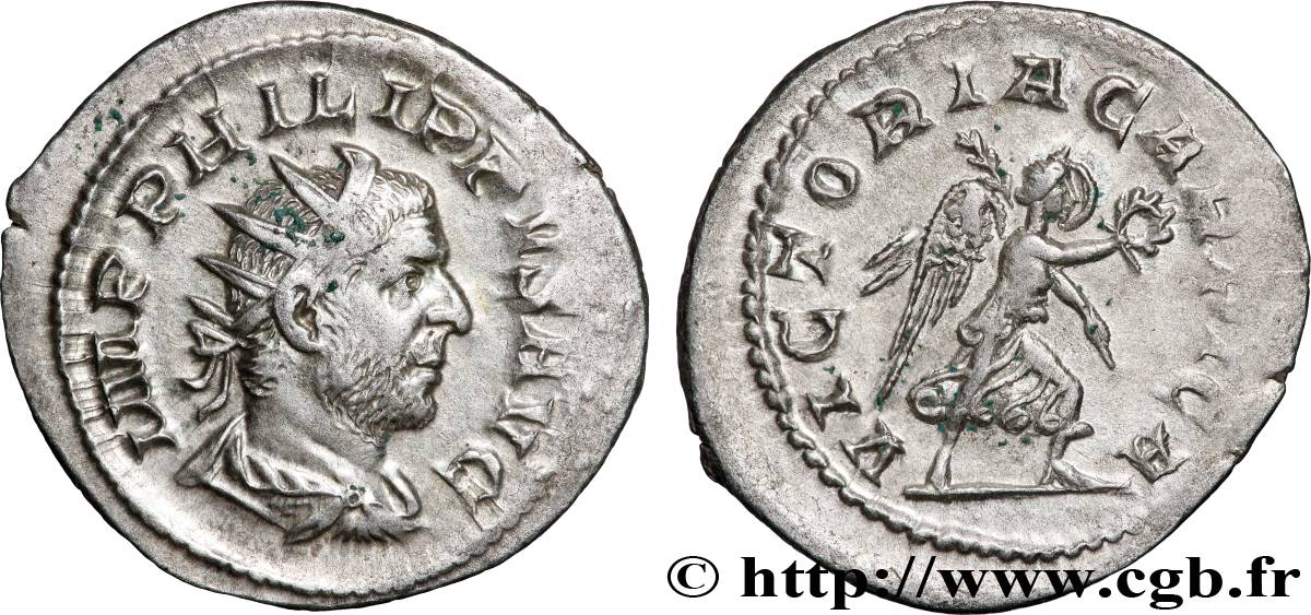 PHILIPPUS I. ARABS Antoninien fVZ