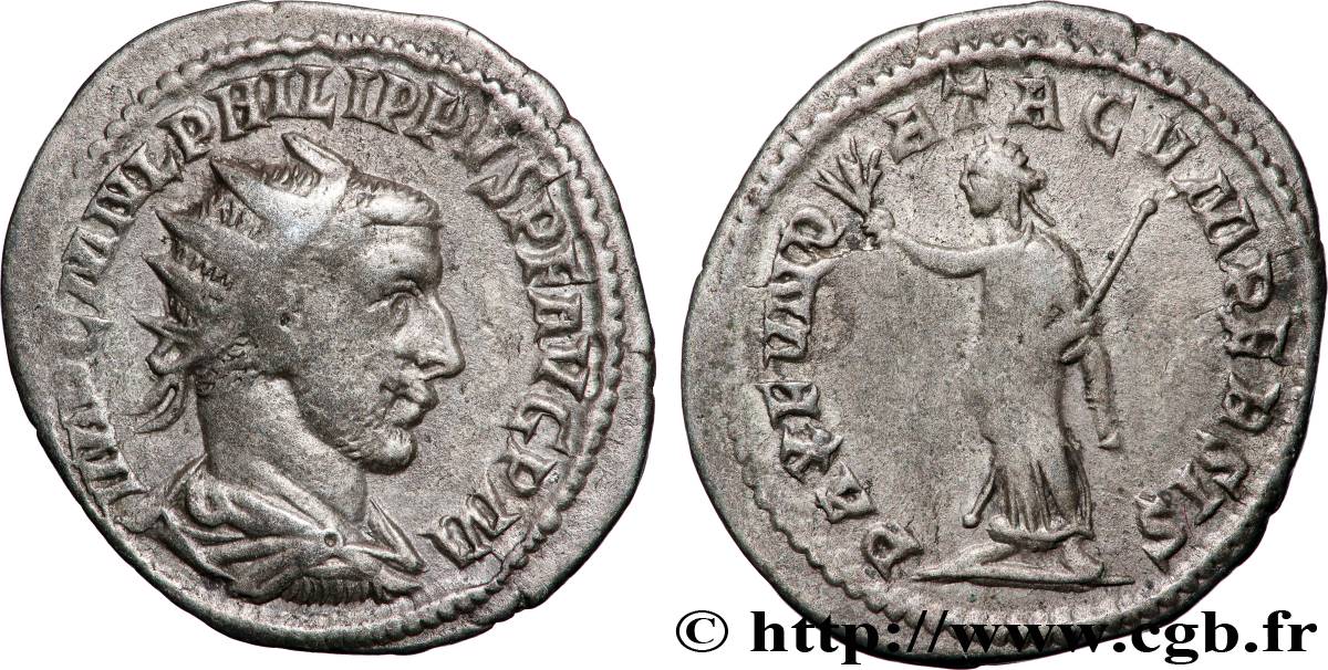 PHILIPPE Ier L ARABE Antoninien TTB+