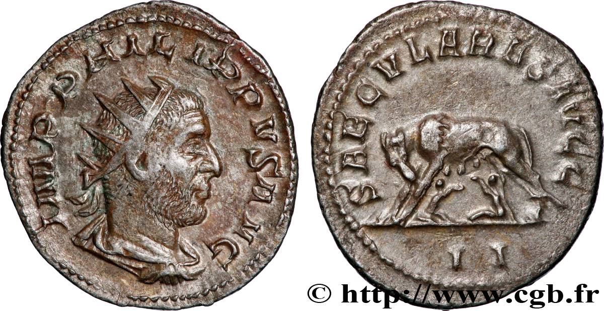 PHILIPPUS I. ARABS Antoninien fVZ