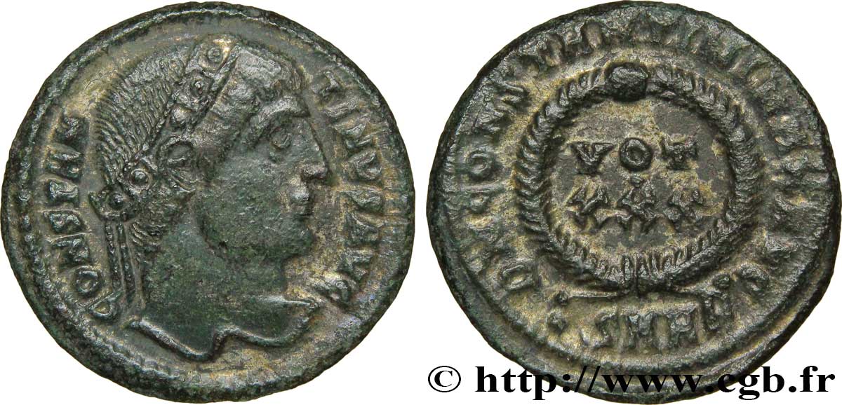 CONSTANTIN Ier LE GRAND Centenionalis ou nummus SUP/TTB+