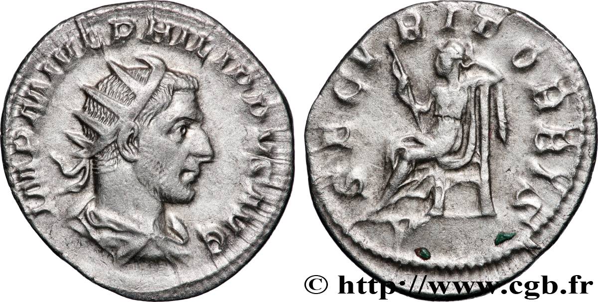 PHILIPPE Ier L ARABE Antoninien SUP/TTB