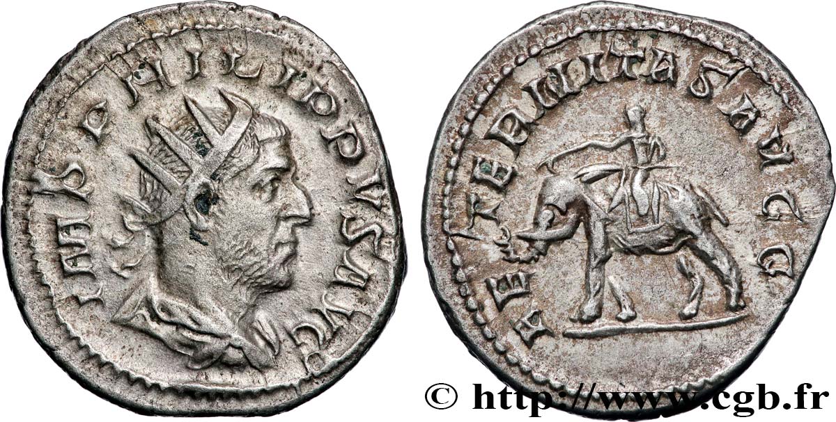 PHILIPPE Ier L&nbsp;ARABE Antoninien TTB+