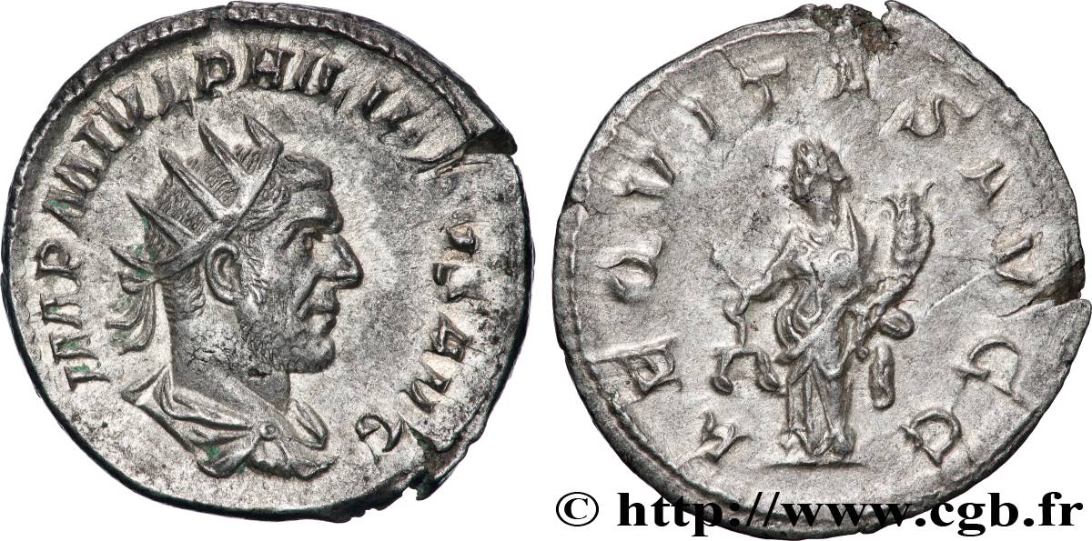 PHILIPPE Ier L ARABE Antoninien TTB+