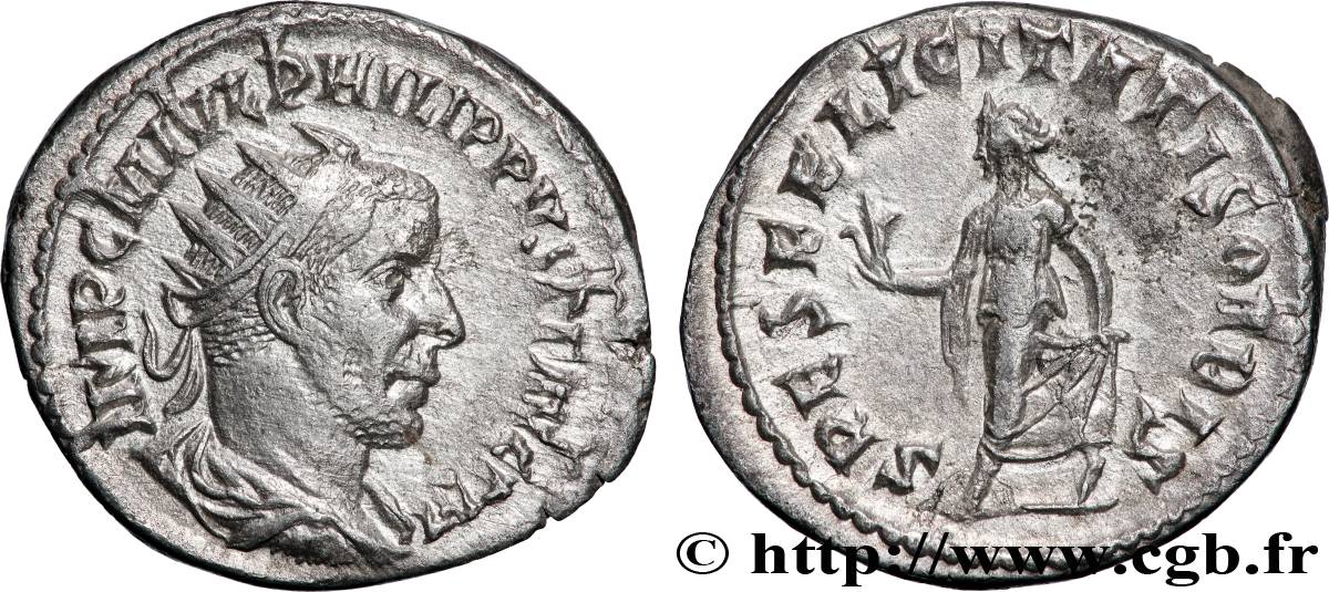 PHILIPPE Ier L ARABE Antoninien TTB+