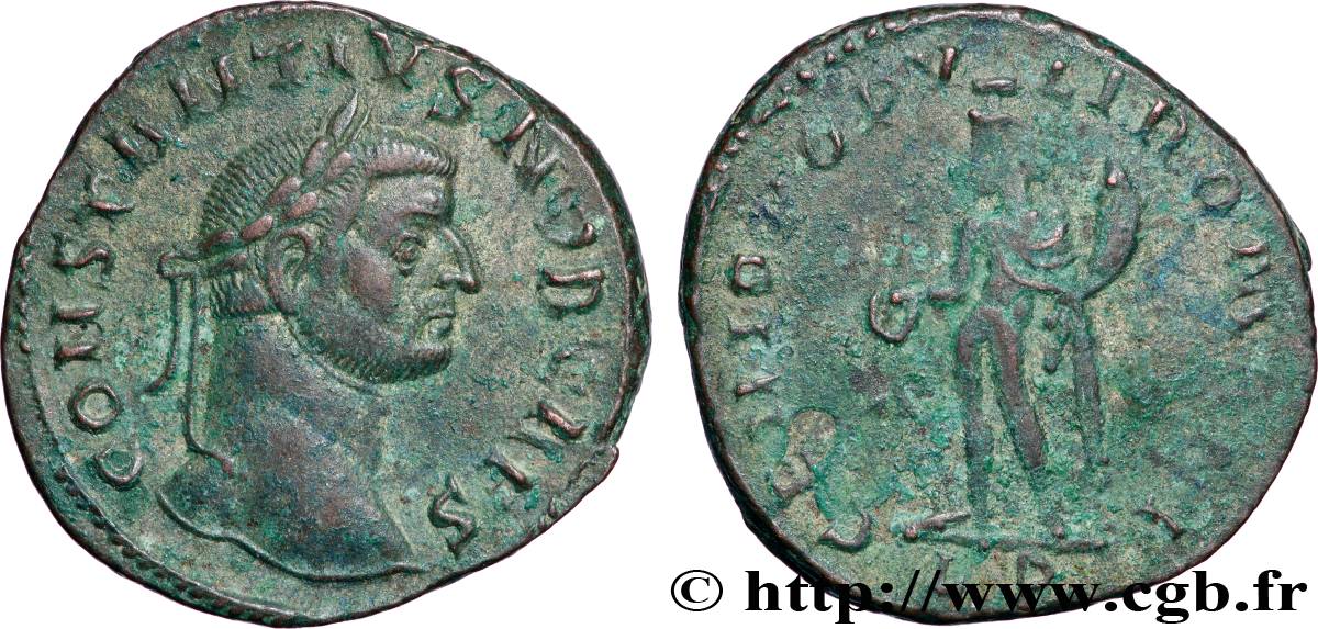 CONSTANTIUS I Follis ou nummus AU/VF