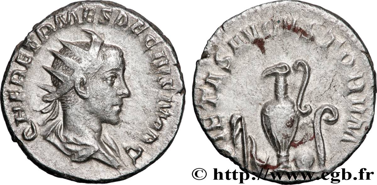 HÉRENNIUS ÉTRUSCUS Antoninien TTB+