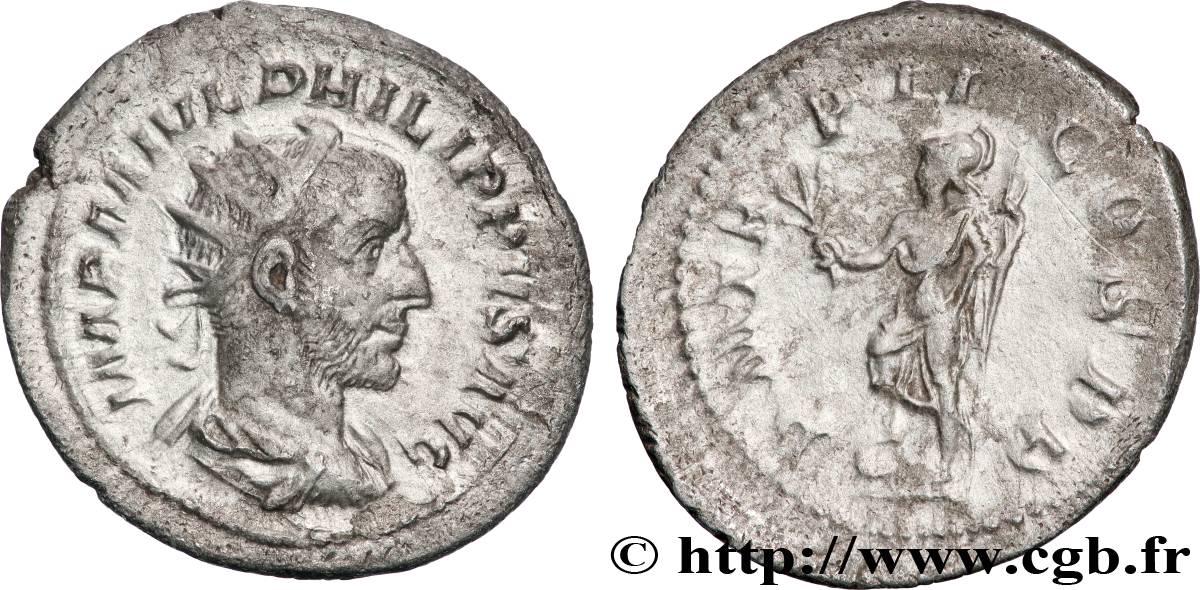 PHILIPPE Ier L&nbsp;ARABE Antoninien TTB+/TTB