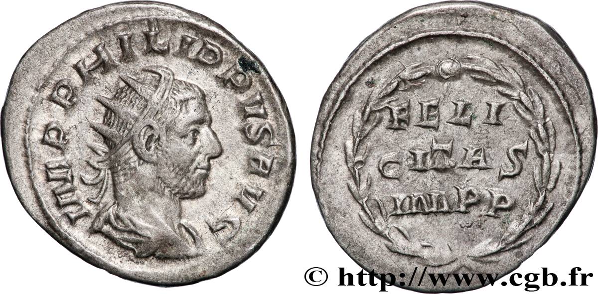 PHILIPPE Ier L ARABE Antoninien TTB+