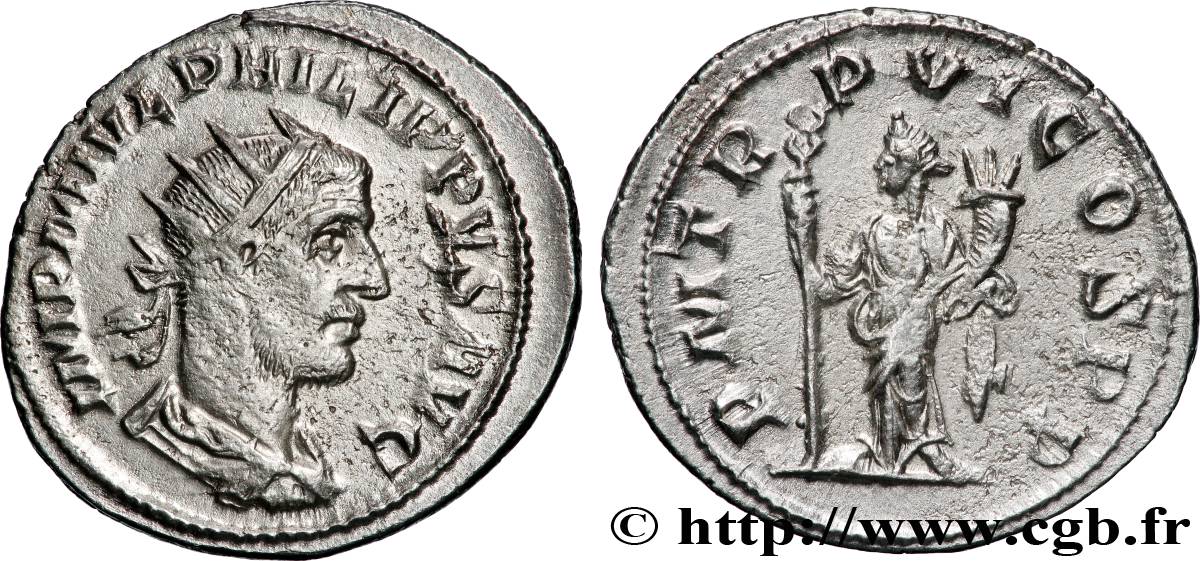 PHILIPPE Ier L&nbsp;ARABE Antoninien TTB+