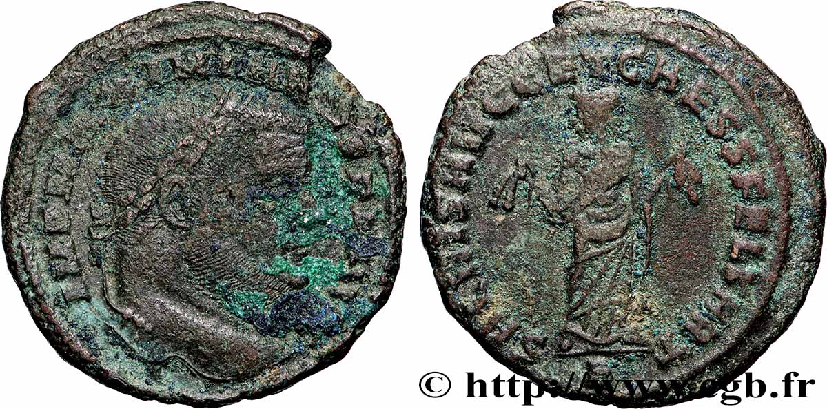 MAXIMIANUS HERCULIUS Follis ou nummus VF/VF