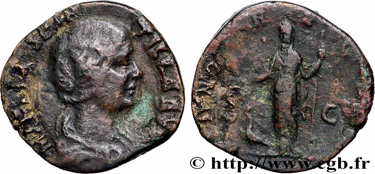 MANLIA SCANTILLA Sesterce BC+