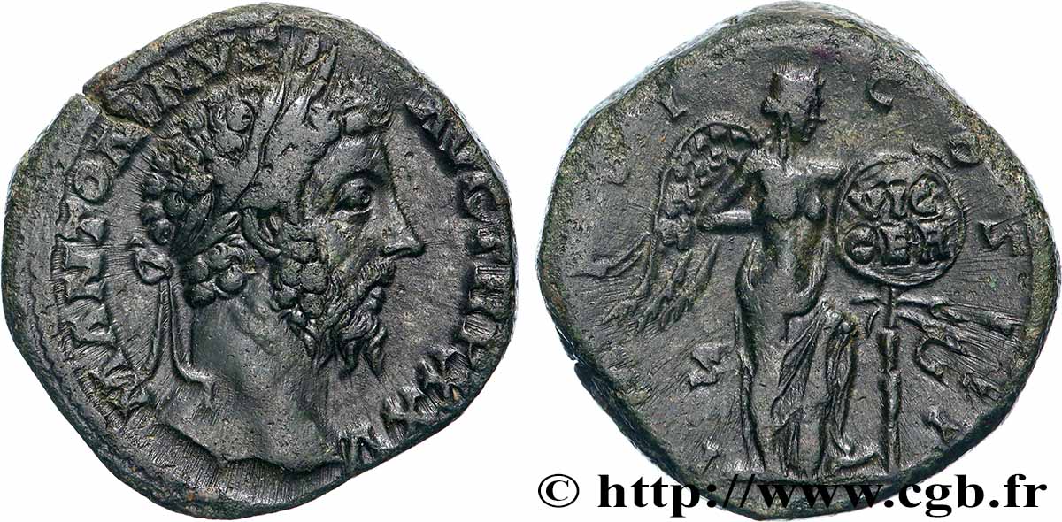 MARC AURÈLE Sesterce TTB+/TTB