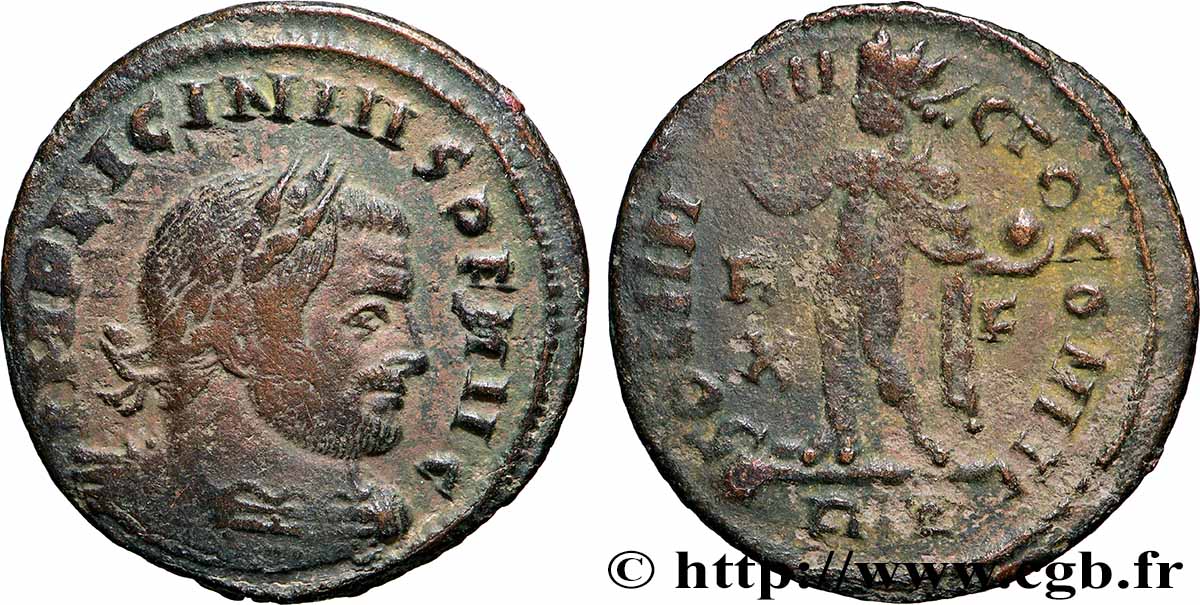 LICINIUS I Follis ou nummus AU/XF