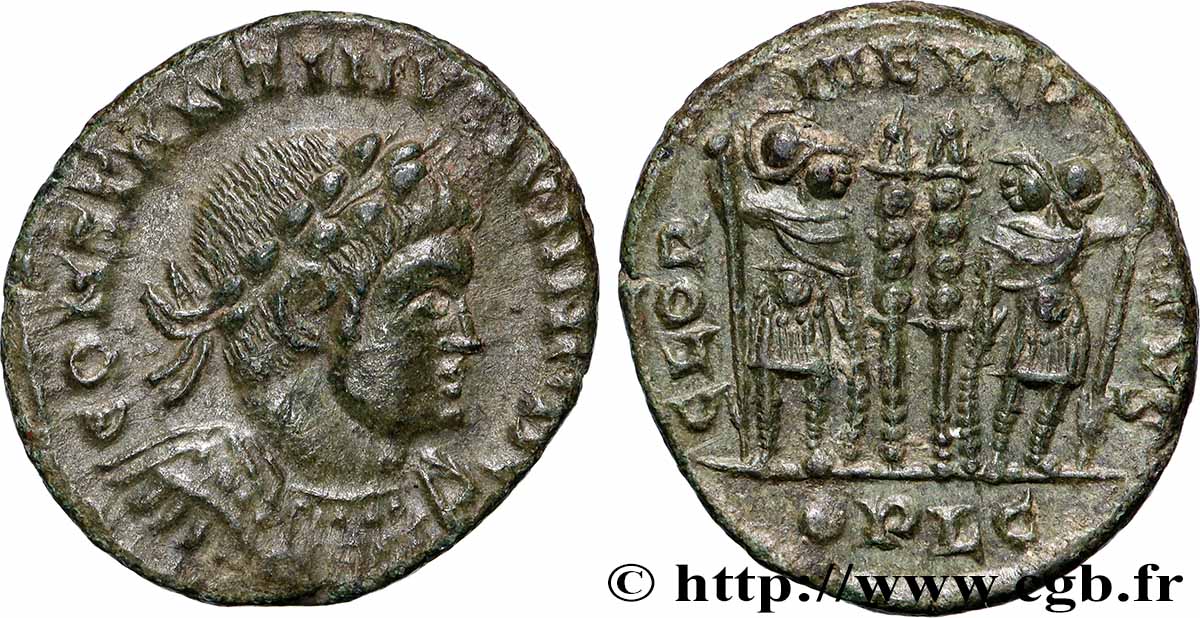 CONSTANTINE II Centenionalis ou nummus AU/AU