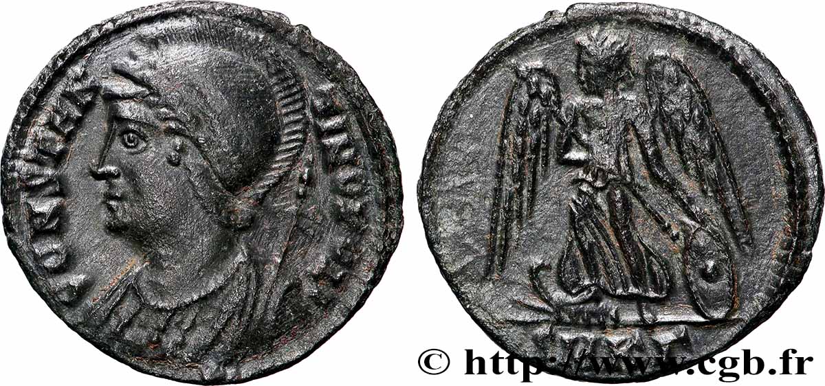 CONSTANTINOPEL Centenionalis ou nummus fVZ