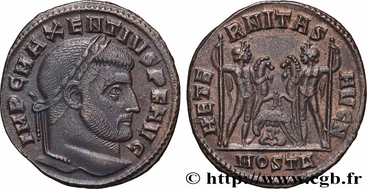 MAXENCE Follis ou nummus SUP/TTB+