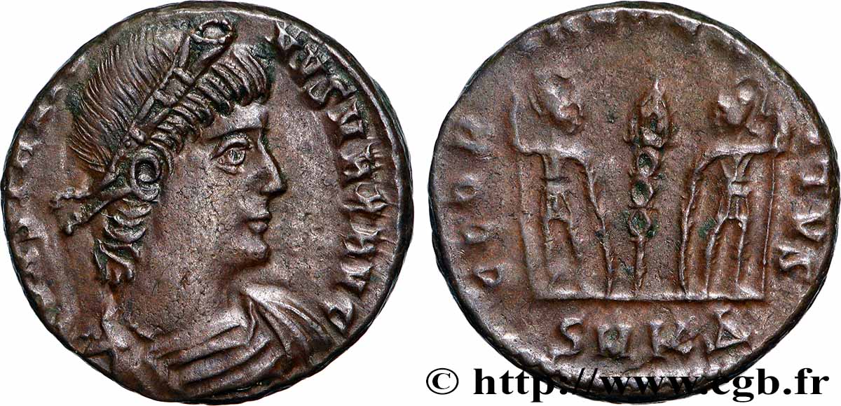 CONSTANTINE I THE GREAT Centenionalis ou nummus AU/XF