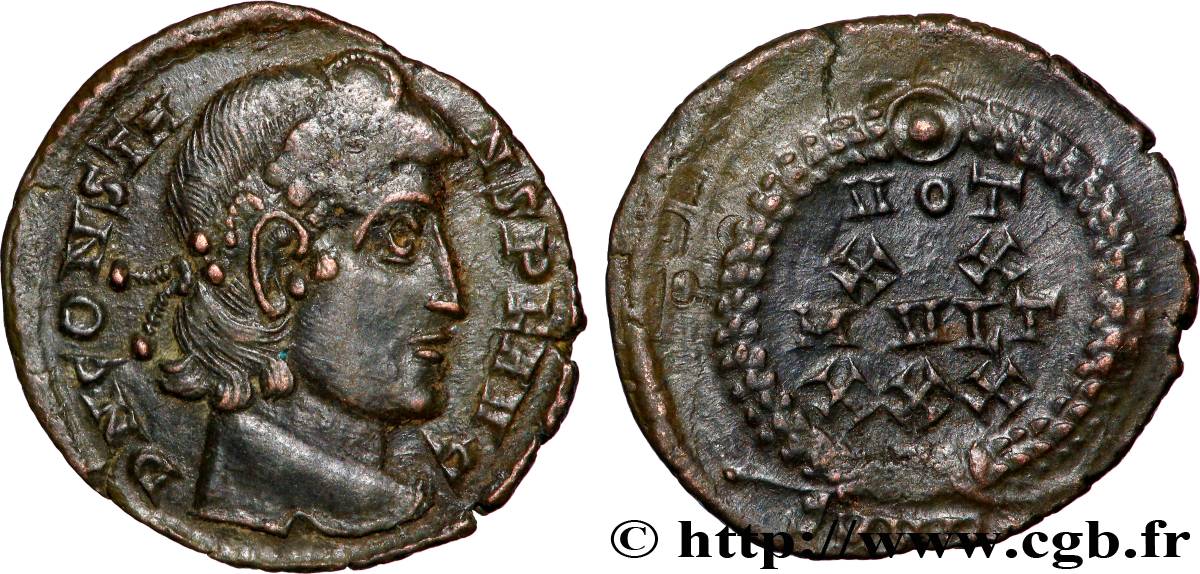 CONSTANS Centenionalis ou nummus AU