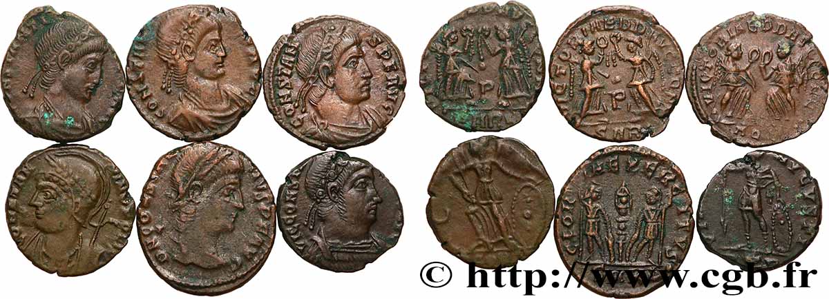 LOTS Lots de 6 monnaies lot