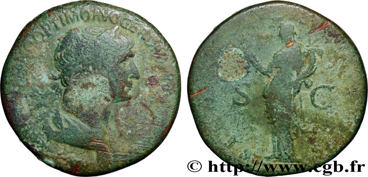 TRAJANUS Sesterce VF