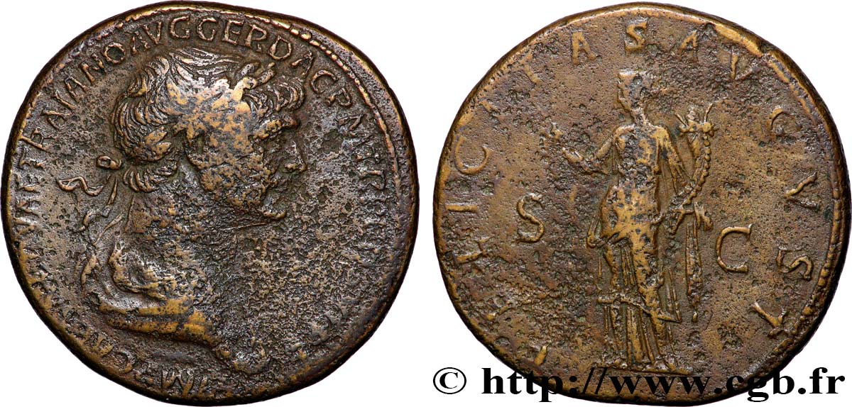 TRAJANUS Sesterce VF
