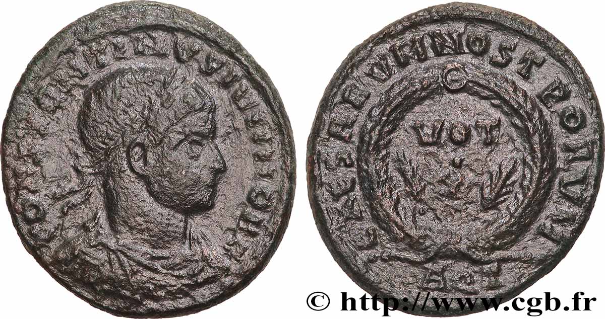CONSTANTINE II Centenionalis ou nummus XF