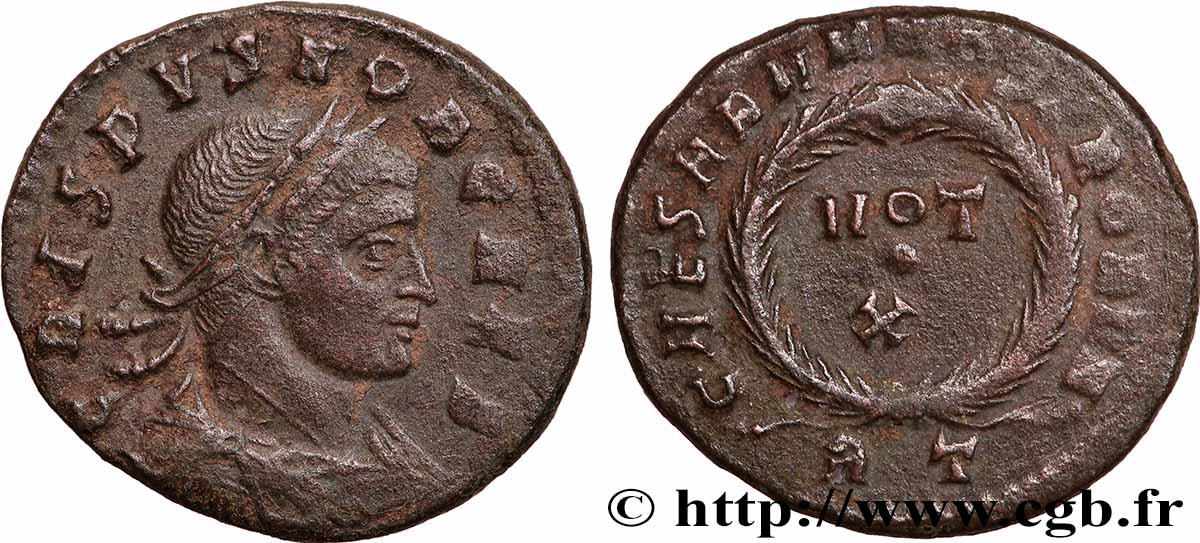 CRISPUS Centenionalis ou nummus XF