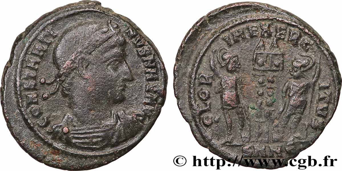 CONSTANTINE I THE GREAT Centenionalis ou nummus XF