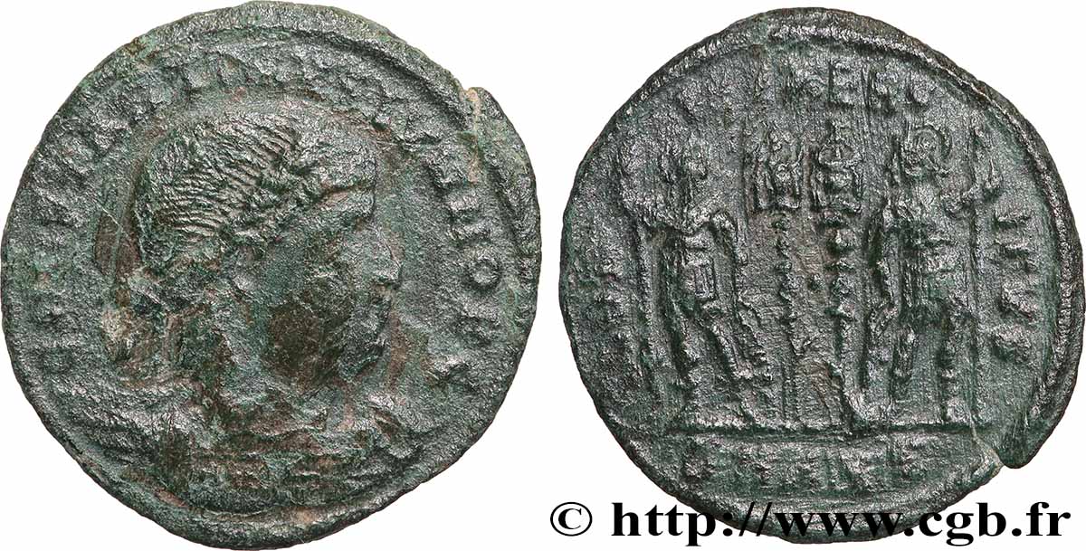 CONSTANTINE II Centenionalis ou nummus VF/XF