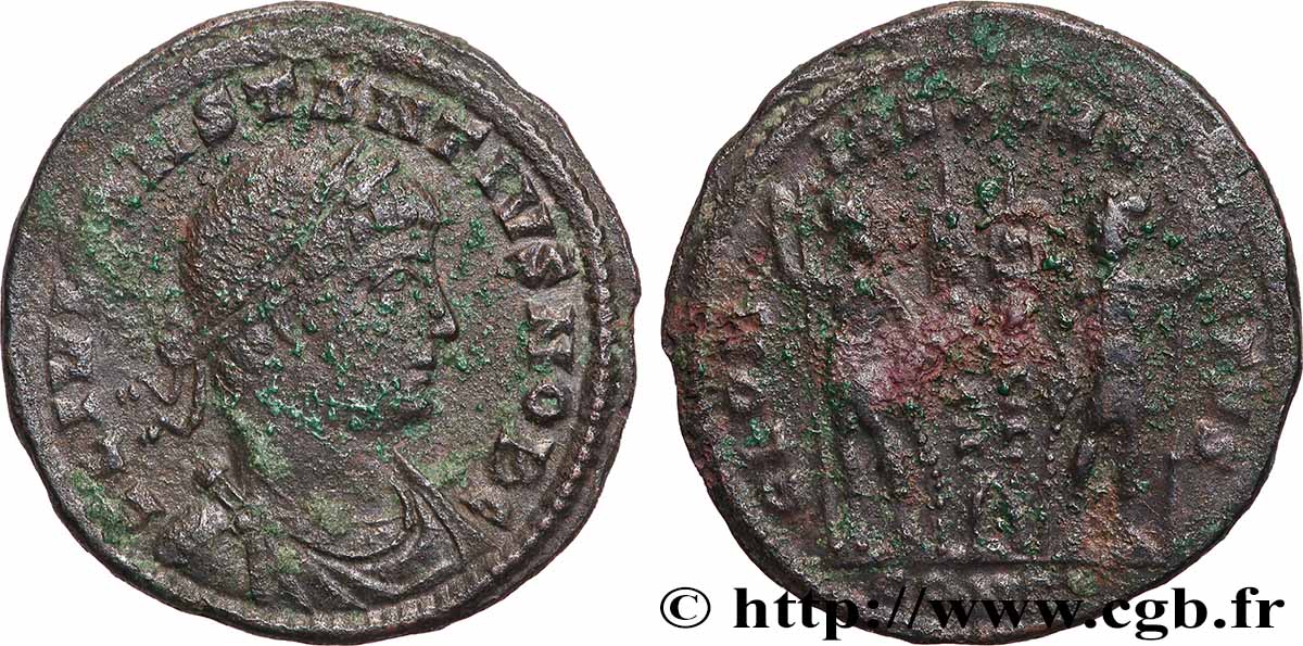 CONSTANTIUS II Centenionalis ou nummus XF