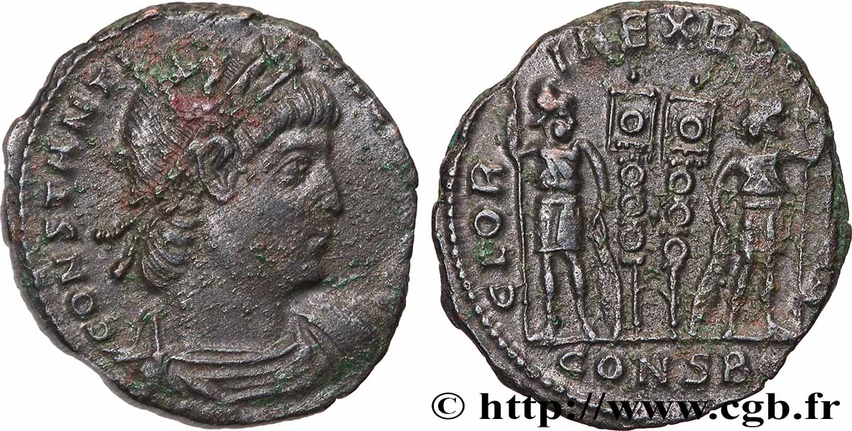CONSTANTINE I THE GREAT Centenionalis ou nummus AU