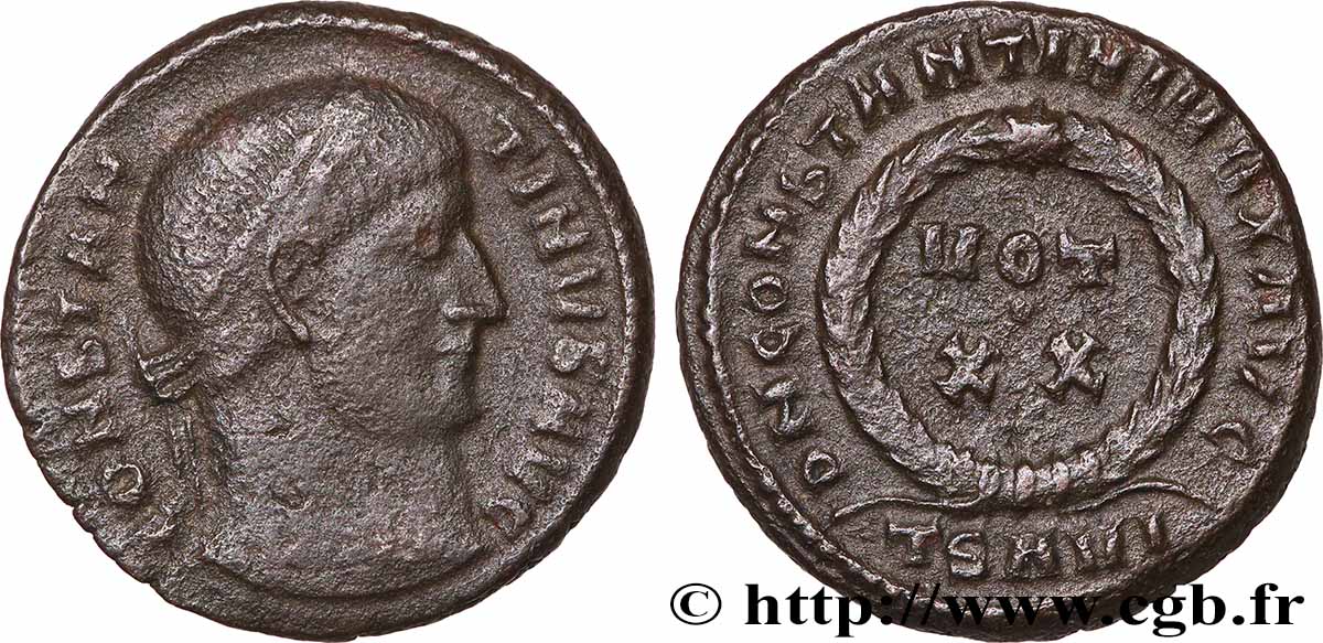 CONSTANTINE I THE GREAT Centenionalis ou nummus XF/AU