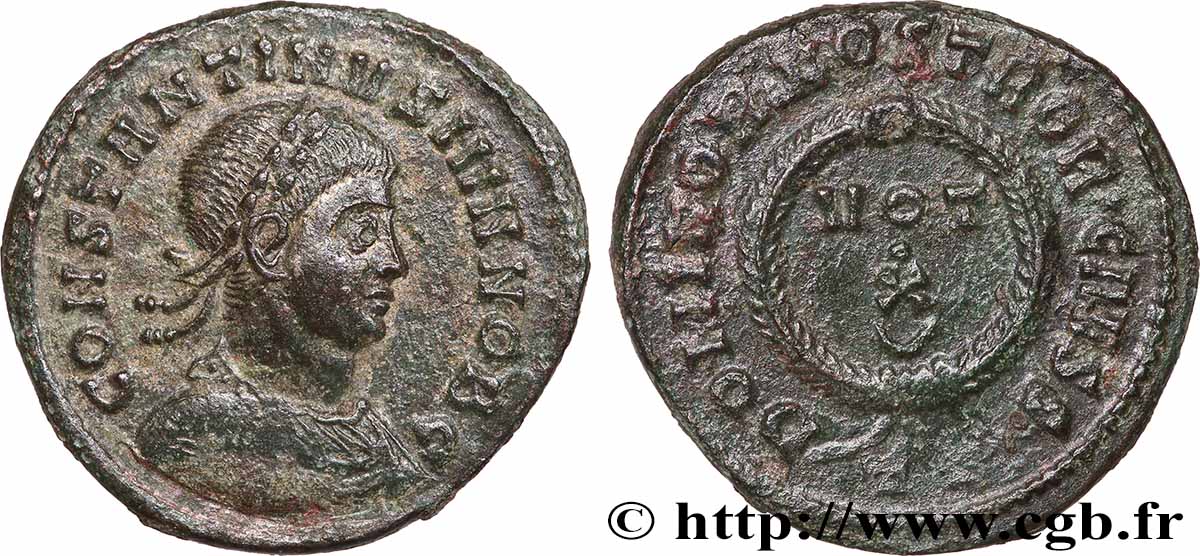 CONSTANTINE II Centenionalis ou nummus AU