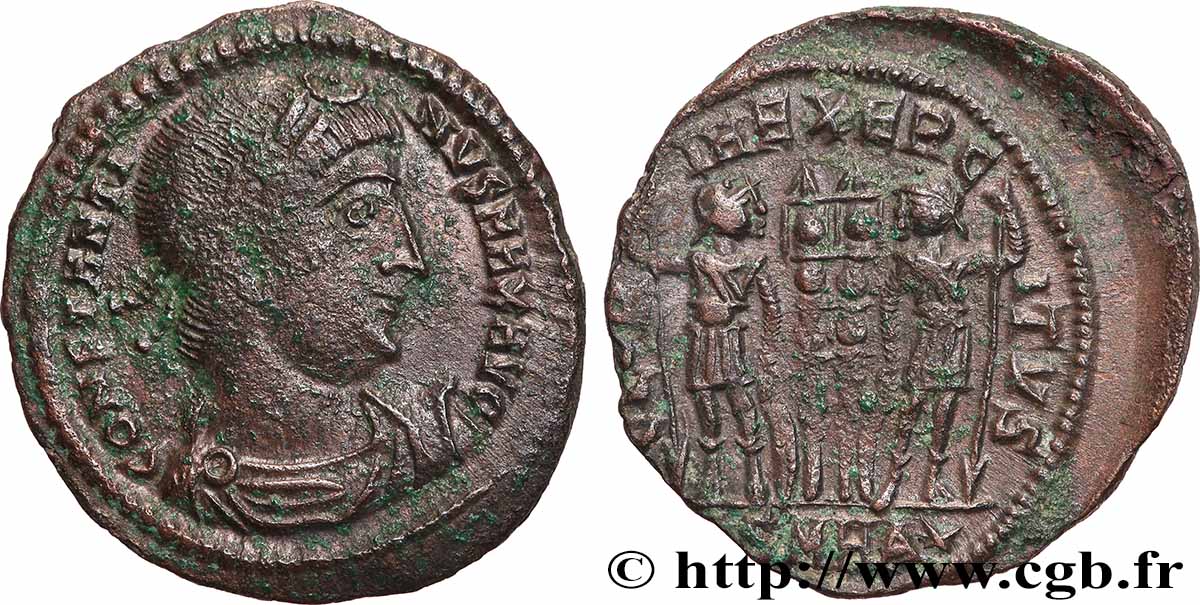 CONSTANTINE I THE GREAT Centenionalis ou nummus AU