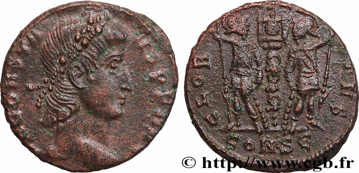 CONSTANS Centenionalis ou nummus AU