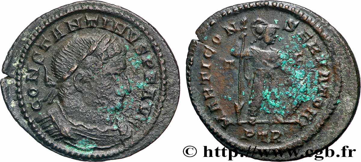 CONSTANTINE I THE GREAT Follis ou nummus XF