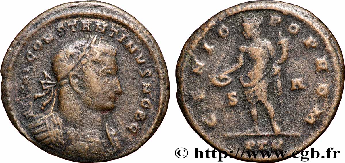 CONSTANTINO I EL MAGNO Follis ou nummus BC+