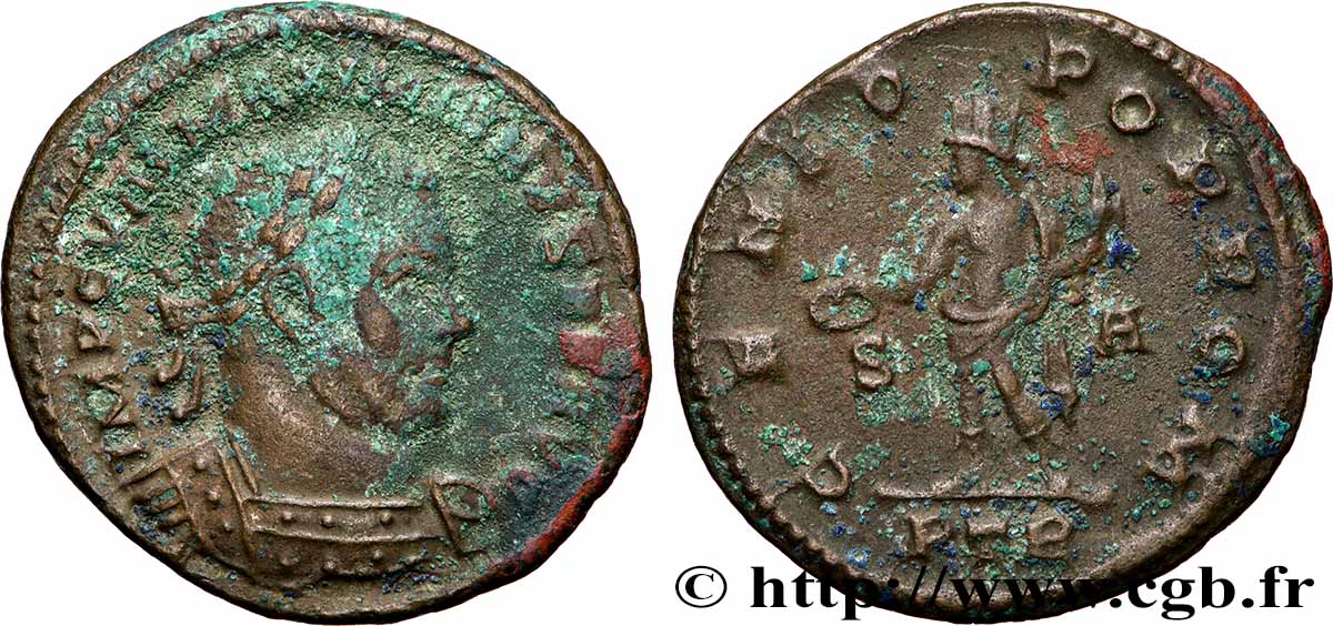 CONSTANTIN Ier LE GRAND Follis ou nummus TB+