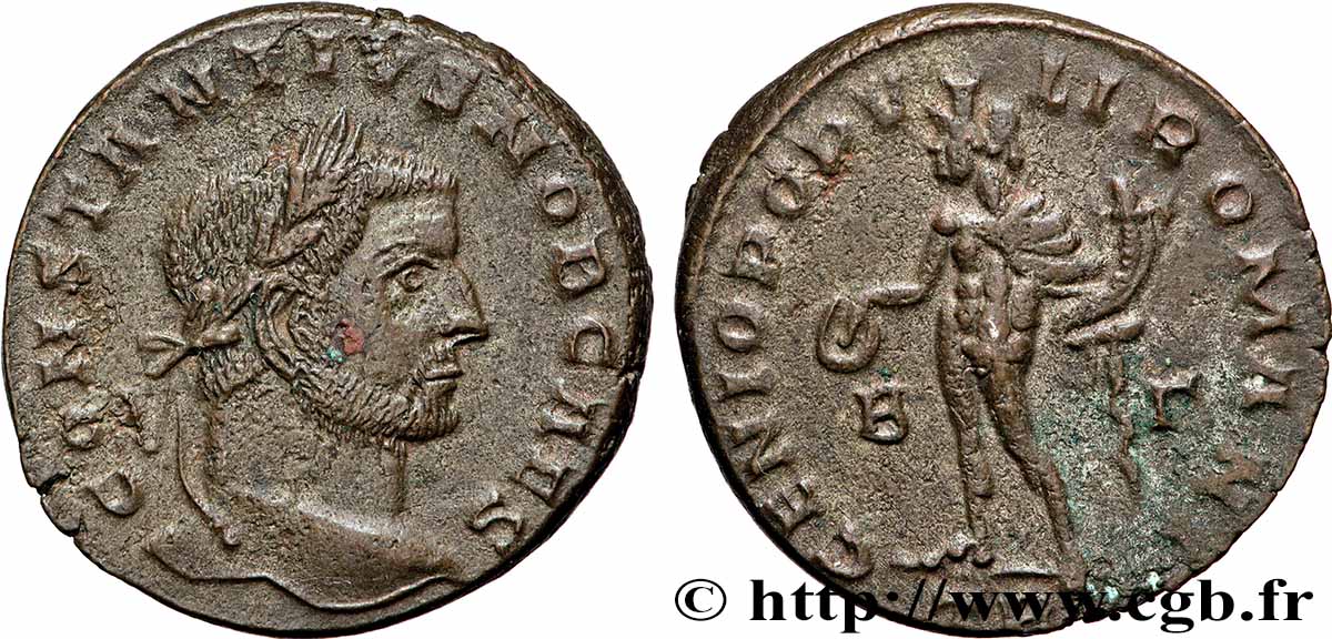 CONSTANTIUS I Follis ou nummus SS