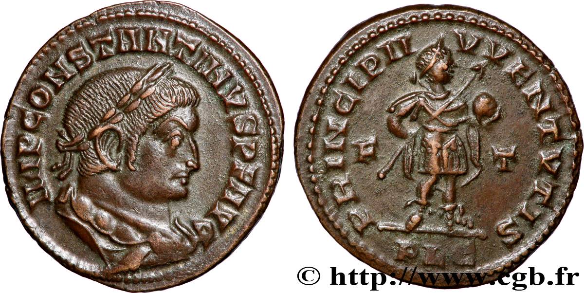 COSTANTINO I IL GRANDE Follis ou nummus SPL