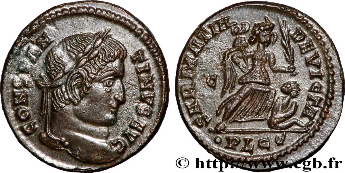CONSTANTINO I EL MAGNO Centenionalis ou nummus SC