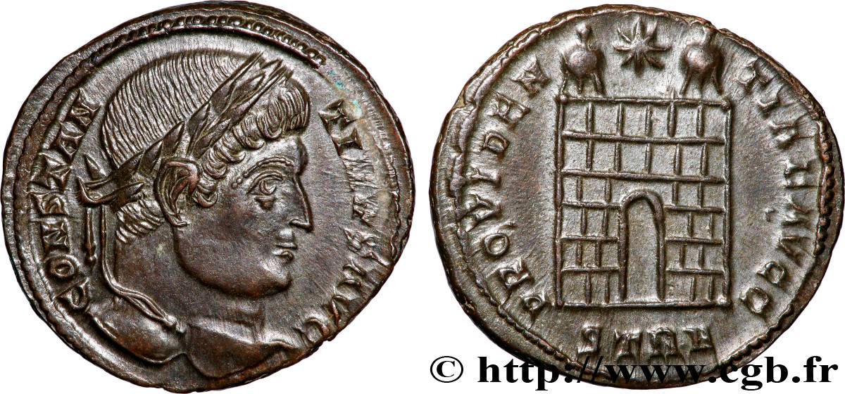 CONSTANTINO I EL MAGNO Centenionalis ou nummus SC
