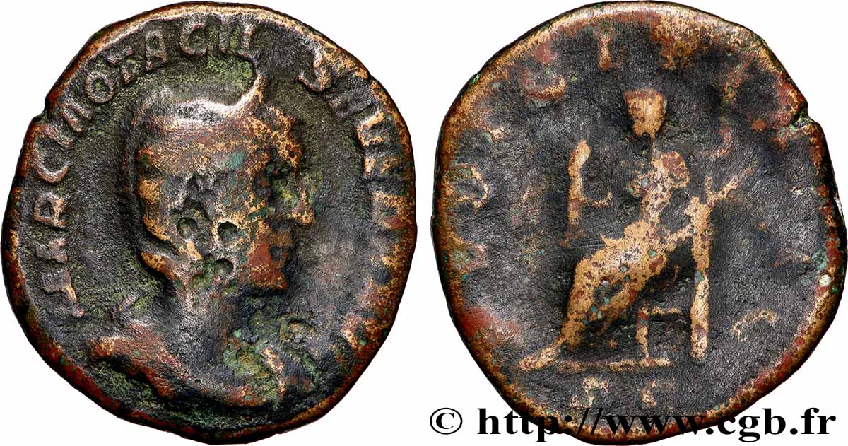OTACILIA SEVERA Sesterce VF/VF