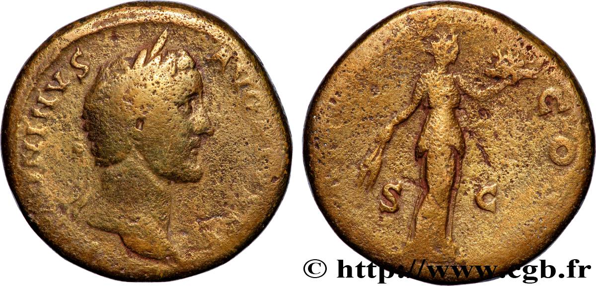 ANTONINUS PIUS Sesterce VF