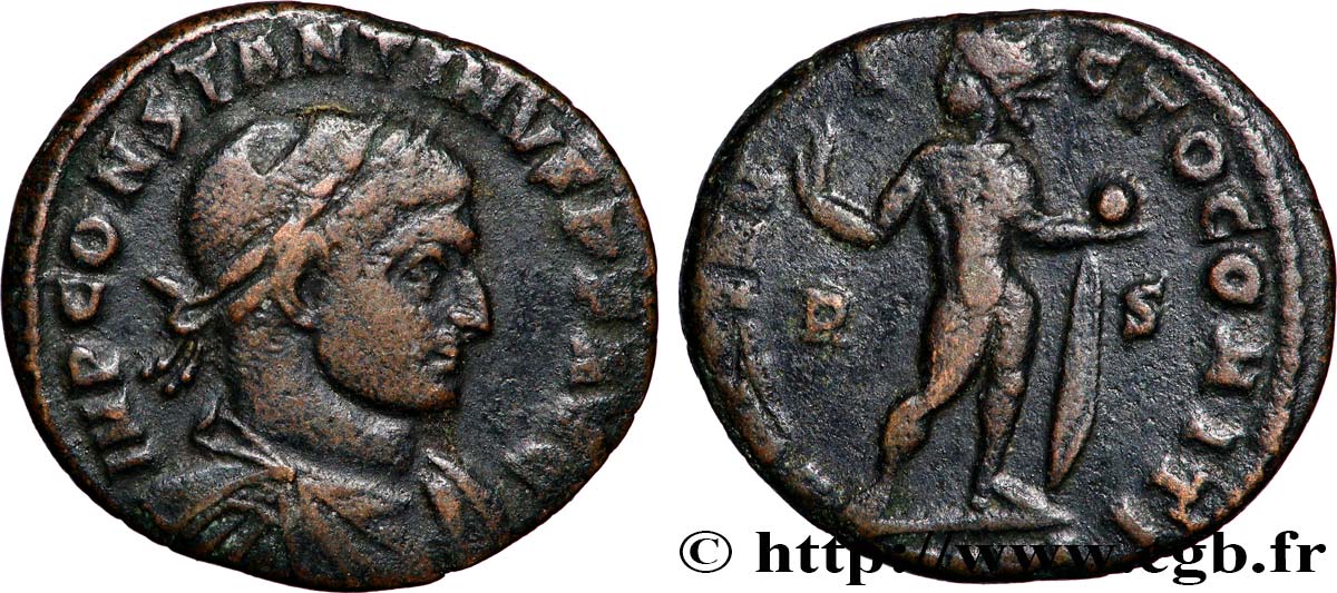 CONSTANTINE I THE GREAT Follis ou nummus XF