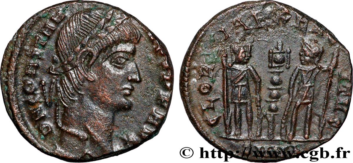 CONSTANTIN II Centenionalis ou nummus TTB+