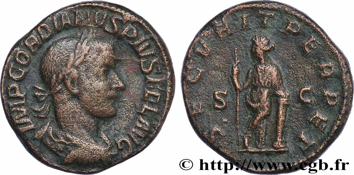 GORDIEN III Sesterce TTB