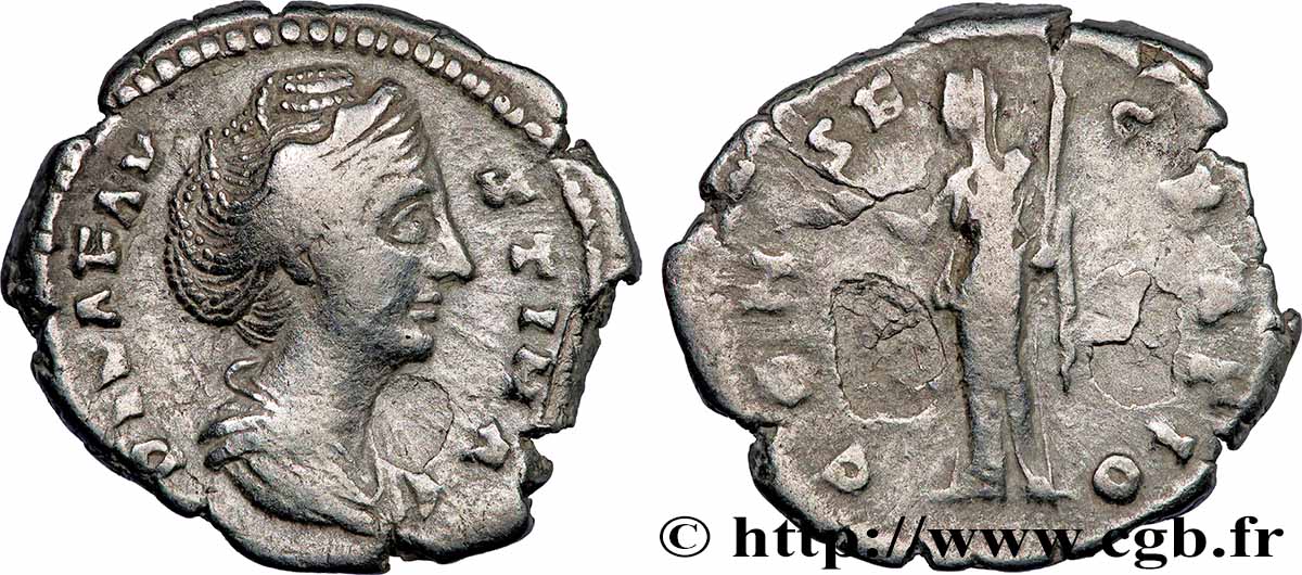 FAUSTINE MÈRE Denier TTB/TB+