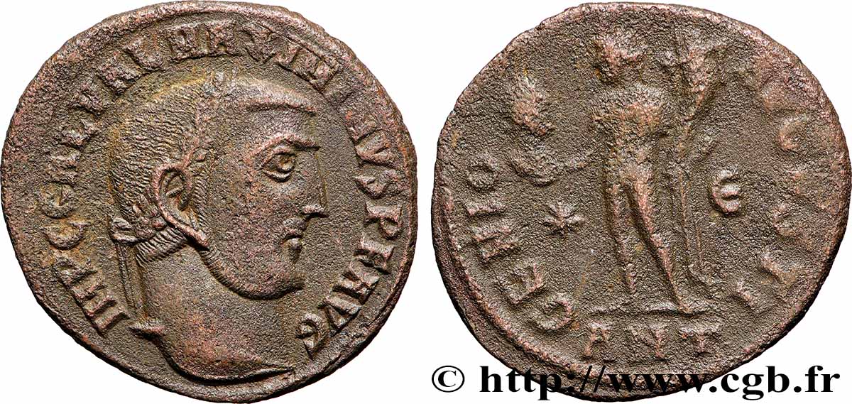 MAXIMIN II DAIA Follis ou nummus TTB
