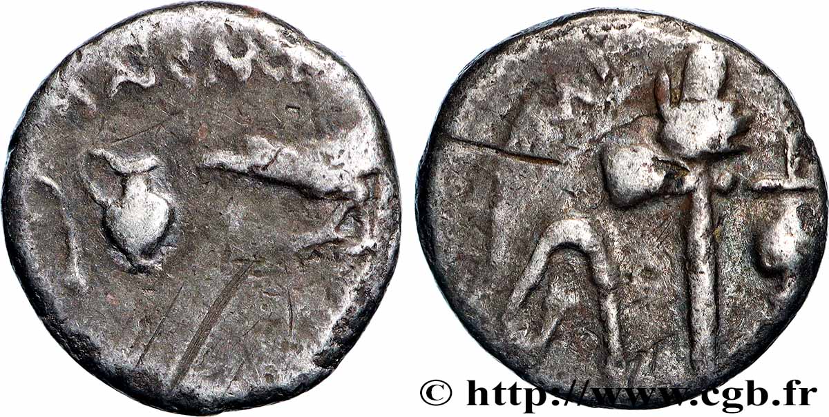 MARCUS ANTONIUS AND LEPIDUS Quinaire SS/fVZ